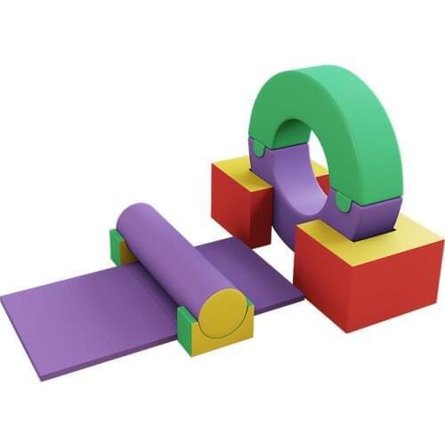 Customized Software Kids Soft Toy Climbing Indoor Playground Structure YLWS22