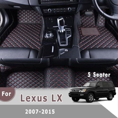 RHD Car Carpets For Lexus LX 2015 2014 2013 2012 2011 2010 2009 2008 2007 (5 Seater) Car Floor Mats Custom Interior Accessories