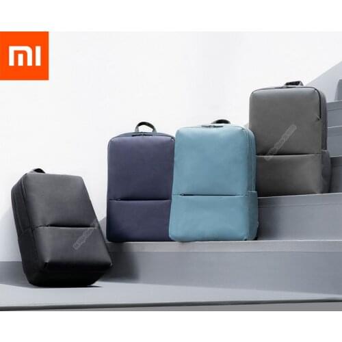 Original Xiaomi Mi Classic Business Backpack 2 Generation Level 4 Waterproof 15.6inch Laptop Shoulder Bag Outdoor Travel Bag