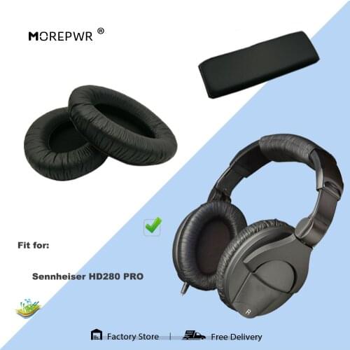 Replacement Ear Pads for Sennheiser HD280 PRO HD-280 HD 280 Headset Parts Leather Cushion Velvet Earmuff Earphone Sleeve Cover