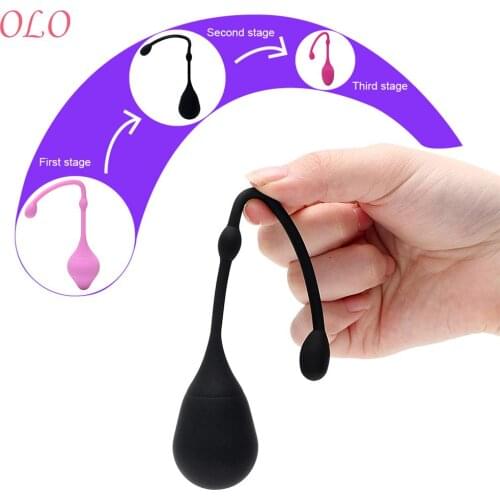 OLO 1PCS Vaginal Tight Exercise Ball 3 Size Vaginal Ball Sex Toys For Woman Adult Product Kegel Exercise Trainers