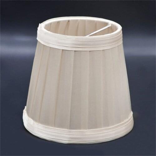 Vintage Fabric Pleated Lampshade Table Desk Bed Lamp Cover Holder Chandelier Lamp Shade For Home Decoration hot sell
