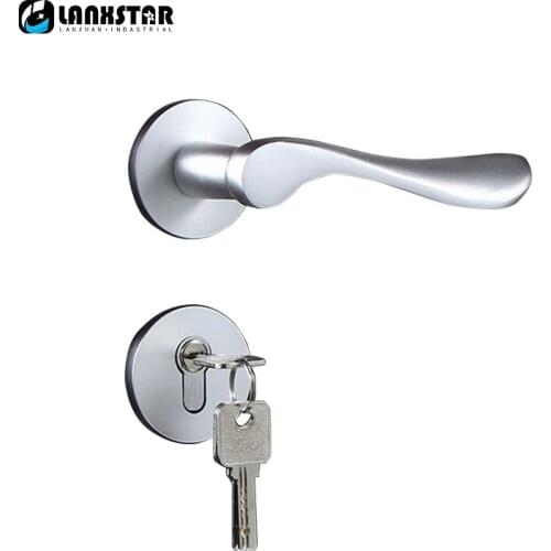 High Strength Space Aluminum Alloy Door Locks Bedroom Door Locks Modern European Style Handle Split-locks