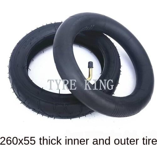 10 Inch 260x55 Inner Outer Tyre 260*55 Pneumatic Wheel Tire ForBaby Carriage Accessories