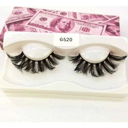 100% Mink Eyelashes False Eyelashes Crisscross Natural Fake lashes Length 25mm Makeup 3D Mink Lashes Extension Eyelash Beauty
