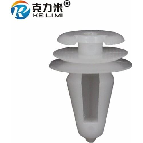 KE LI MI 50Pcs White Special Clamp Nylon For Peugeot Auto Door trim panels