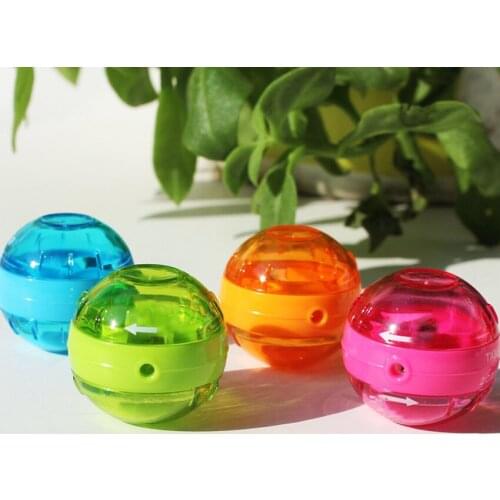 Double Hole Saftey Pencil Sharpener Round Cute Hand held Manual plastic Pencil Sharpener Student sharpener for office school