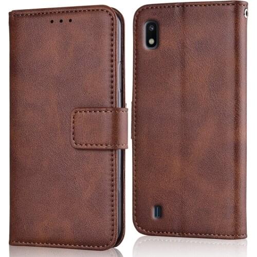 A10 Case Slim Leather Flip Cover for Samsung Galaxy A10 A105 A105F A105F-DS 6.2'' Case Wallet Magnetic case for Samsung A10