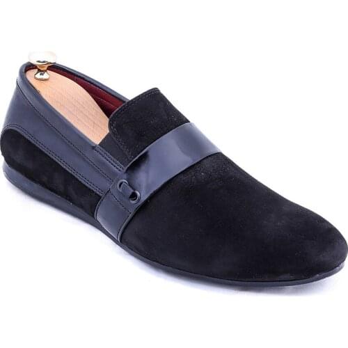 Black Suede Casual Shoes Wessi