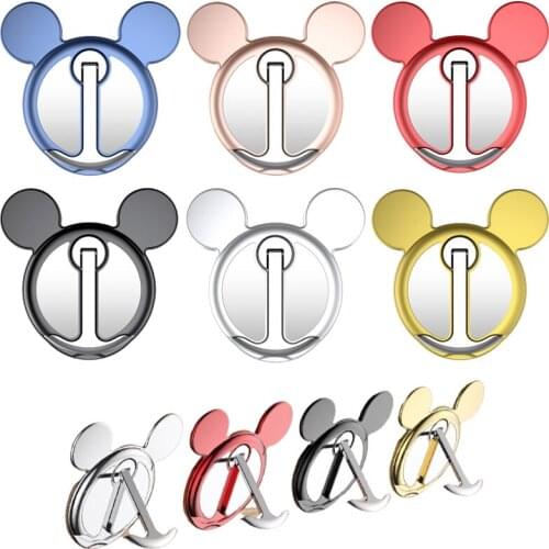 Disney Mickey 360 degree rotating T-shaped stand mobile phone holder is suitable for iPhone, suitable for all mobile phones