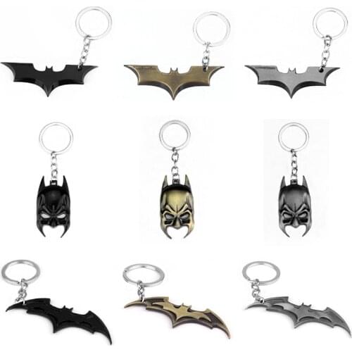 Cool Anime Bat Person Logo Pendant keychains Keyrings Key Holder Car Pendant Keychains Keyrings For Women/Men Fans Jewelry Gift