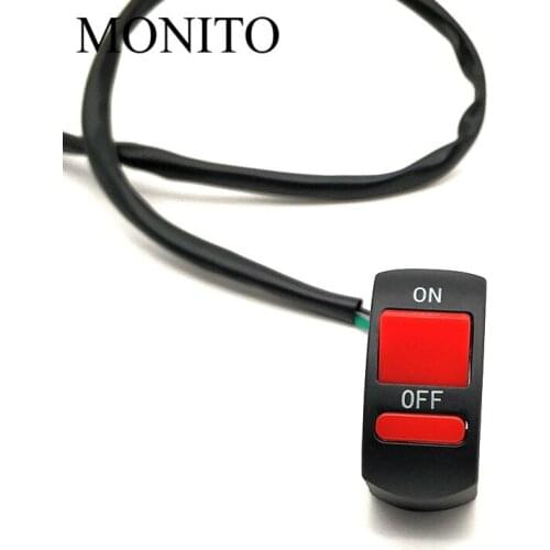 Motorcycle Button Connector Switch light LED Switch Connector Push For Suzuki GSX250 GSX550 GSX600 GSXR1000 GSXR1100 Katana