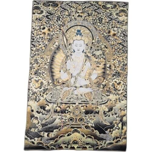 Brocade painting Thangka embroidery Bodhisattva portrait