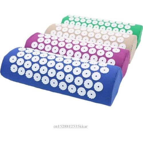 Pillow for Headache Neck Pain Shakti Mat Acupressure physiotherapy Massage orthopedic Relieve cervical Fatigue sleep
