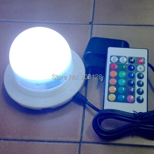 Holiday Decoration Rechargeable lithium battery RGB remote outdoor lights in the year 2016