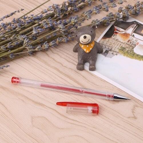 YYDS 0.5mm Luminous Flash Colour Party Neon Clip Gel Ink Pen Writing Ballpoint Office