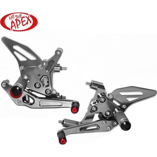 Rearsets for DUCATI Panigale 899(2014-2015)/1199(2012-2014)/1299(2015-2017) CNC Adjustable Reverse Lightweight Footrest Footpegs