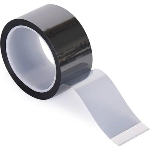 1PCS PET Translucent Silver Static-Free Sticky Tape Anti-Static Laminating Film Width 50M