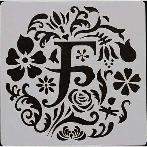 13*13 flower pvc Layering Stencils for DIY Scrapbooking/photo album Decorative Embossing DIY Paper Cards Crafts