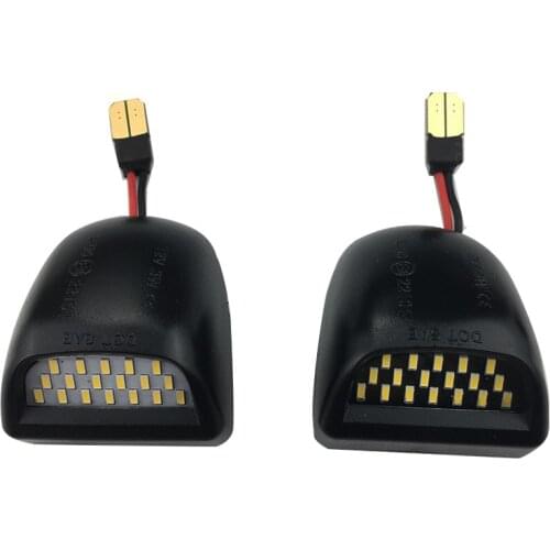 2X LED License Plate Light Lamp For Cadillac Escalade Chevrolet Avala Silverado 1500 2500 3500 Suburban Tahoe GMC Sierra Yukon