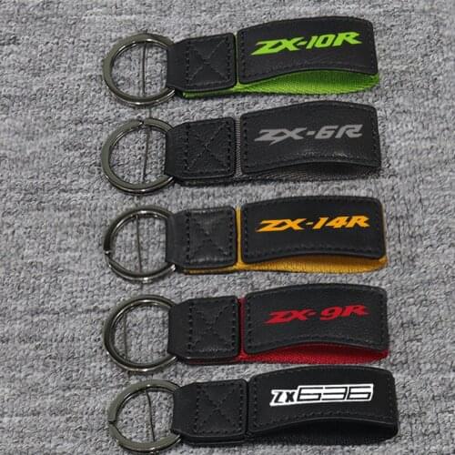 3D Key Holder Chain Collection Keychain For Kawasaki ZX6R ZX10R ZX9R ZX14R ZX636 Motorcycle Key Ring Key
