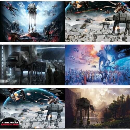 5D Diamond Painting Marvel Star Wars Battlefront Plot Mandalorian Movie Cross Stitch Kit Diamond Embroidery Sci-Fi TV Pictures