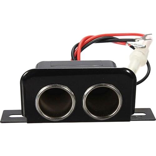 Car Charger Adapter, 2 Socket Cigarette Lighter One Point Two Quality Cigarette Lighter Seat