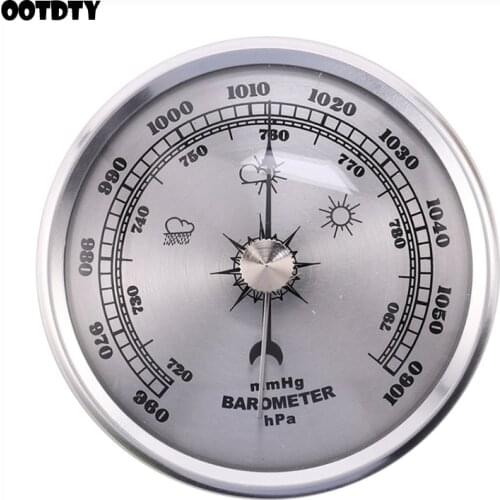 Type Barometer with Thermometer Hygrometer Weather Station Barometric Pressure Measures Simplicity & Easy Reading