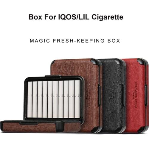 Fashion PC+PU Material 4 Colors Box For IQOS For LIL Cigarete Carrying Case Storage Box For IQOS 3.0/2.4