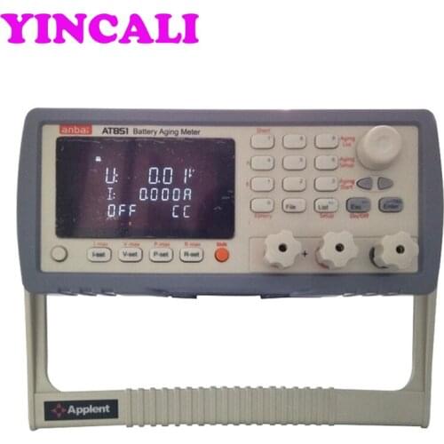 Digital Battery Tester AT851 Battery Lifetime Meter Battery Detector Provides Four Kinds Load Operation Mode CC, CV, CP, CR