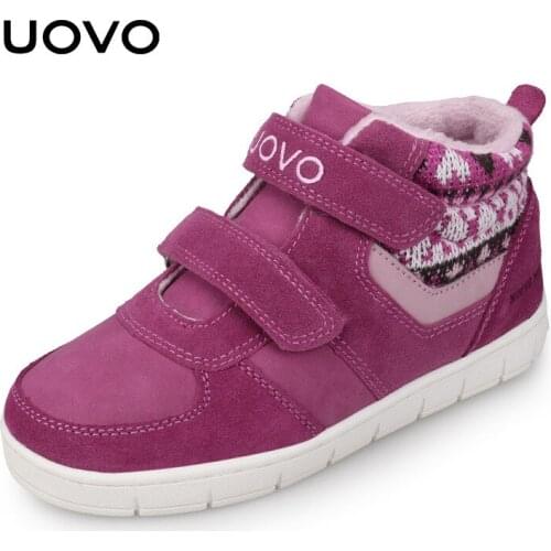 Kids Shoes For Boys And Girls UOVO Fashion Autumn Winter Kids School Shoes Casual Shoes Sneaker