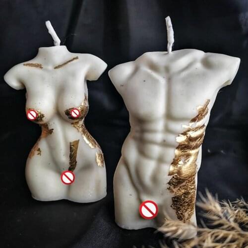 Large Plump Woman Candle Mold 3D Silicone Art Wax Molds DIY Male Pregnant Female Body Candle Making Handmade Soap Plaster Mould