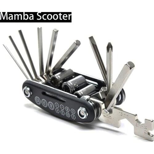 Mini Multifunction Bicycle Repair Tool 16 in 1 Kit For Xiaomi M365 Scooter Qicycle EF1 Folding Bike Screwdriver Hexagon Wrench