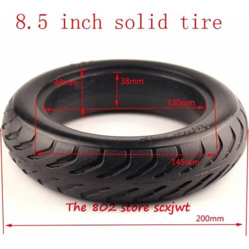 Newest 8.5 inch solid tire 8.5''tubeless tyre for Baby carriage Wheelbarrow Electric scooter Non-inflatable explosion-proof tyre
