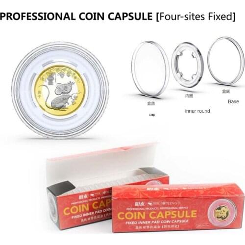 Acrylic High Definition Plastic box 20.5mm Direct Fit Holders 1000 pcs/lot free shipping