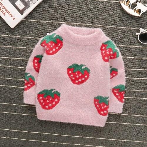 2020 Girls sweater sprring autumn children fashion soft tops for baby girls kids casual cotton clothes toddler outfits clothing