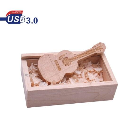 USB 3.0 Customer LOGO Wooden USB Flash Drive Pendrive Memory Stick + Gift Box 4GB 8GB 16GB 32GB 64GB U disk wedding