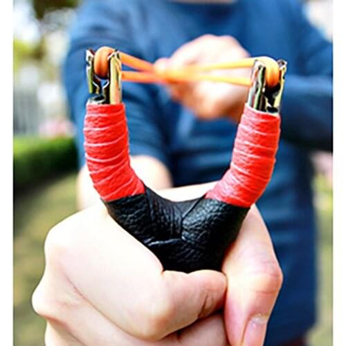 High Quality Slingshot Catapult Recurve For Hunting Stainless Steel Slingshots with Rubber Band Outdoor Shooting