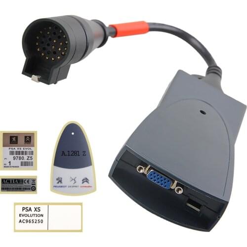 High Quality PP2000 LEXIA3 Full Chip Diagbox V7.83 V25 for Citroen Detector professional auto diagnostic tool pp 2000 full set