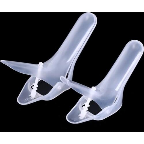 1PCS 2020 S/L Clear Couple Expansion Vaginal Dilator Medical Colposcopy Anal Dilation Speculum Health Care Feminine Vagina Care