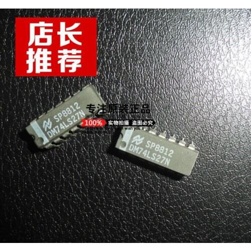 100% New Original In Stock DM74LS27N 74LS27N DIP-14 NS/ IC