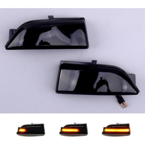 2Pcs Dynamic Turn Signal Side Rearview Mirror Blinker Indicator Light Fit For Ford Ranger T6 Raptor Everest 2015 2016-2018 2019