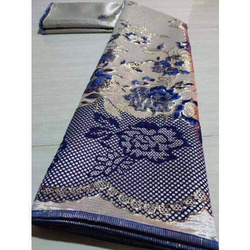 2021 African Lace Fabric Jacquard Brocade Tissue Laces Embroidery High Quality French Lace Fabric For Wedding Sew JK4735