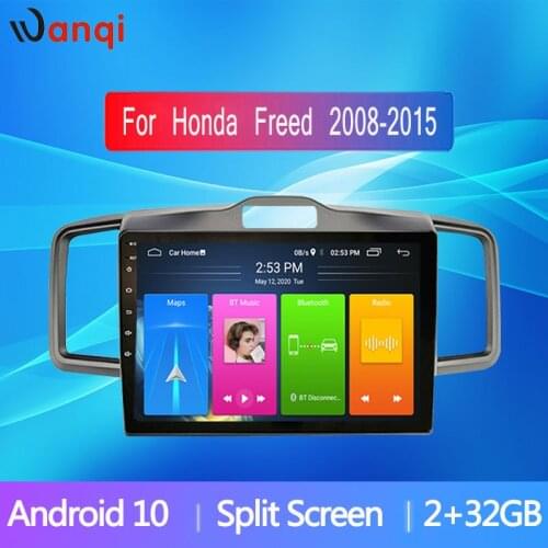 Android10 Car Multimedia Player for Honda Released GPS Navi IPS Screen Mirror link Auto Radio BT WiFi for Honda Freed 2008-2015