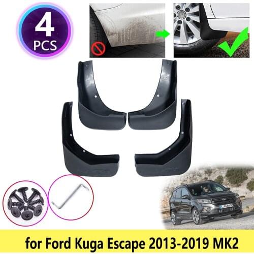 For Ford Kuga Escape MK2 2013 2014 2015 2016 2017 2018 2019 Mudguards Mudflap Fender Mud Flaps Guards Splash Wheel Accessories