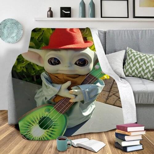 Star Wars Baby Yoda Blanket Student Dormitory Baby Bath Towel Adult Office Nap Air-conditioned Quilt Throw Sofa Car Bed Cover