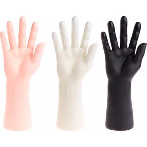 JAVRICK 1 PC Male Men Mannequin Hand Display Jewelry Bracelet Ring Glove Stand Holder Show 3 Color New
