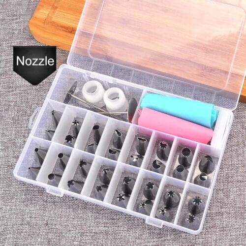 Cream 24&38 Pcs Baking Pastry Tool Pastry Tools Bakeware Confectionery Bags Nozzles Confectionery Cake Shop Home Kitchen Dining