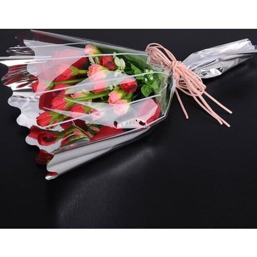 Transparent Mini Bouquet Bag Single Rose Bag Flower Wrapping Paper Florist Supplies