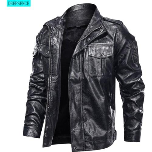 2021 New Mens Leather Clothing Fashion Leisure Motorcycle Pu Wallet Autumn and Winter Jacket V-Neck Leather Jacket Men